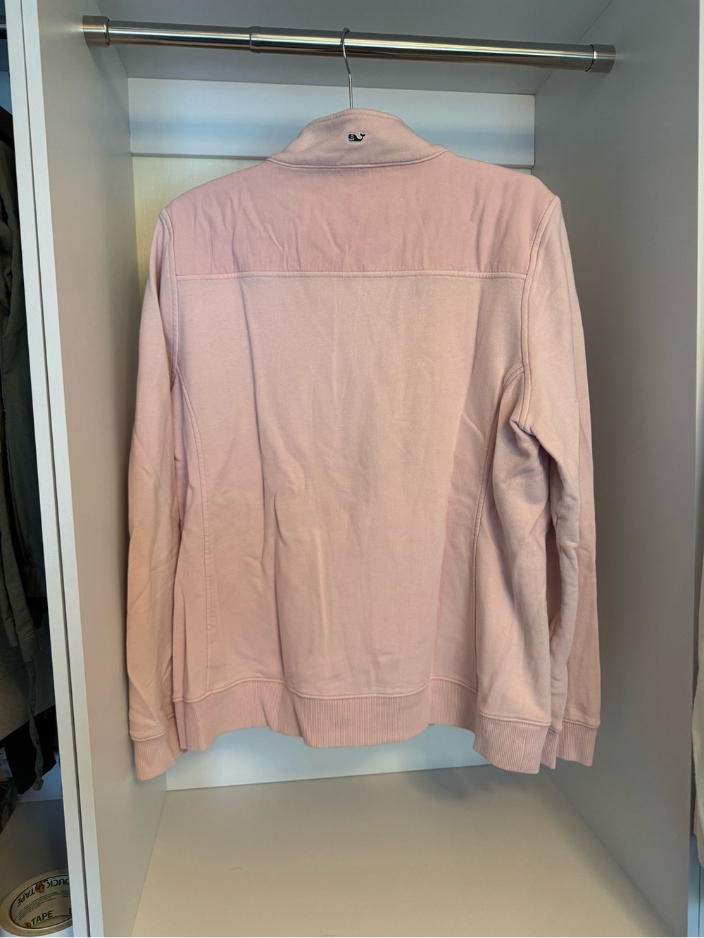 Vineyard Vines Light Pink Quarter-Zip Pullover - Picture 3 of 3